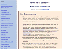 Tablet Screenshot of mpu-alarm.de